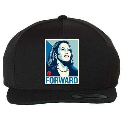Shepard Fairey Kamala Harris Forward Wool Snapback Cap