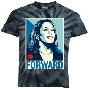 Shepard Fairey Kamala Harris Forward Kids Tie-Dye T-Shirt