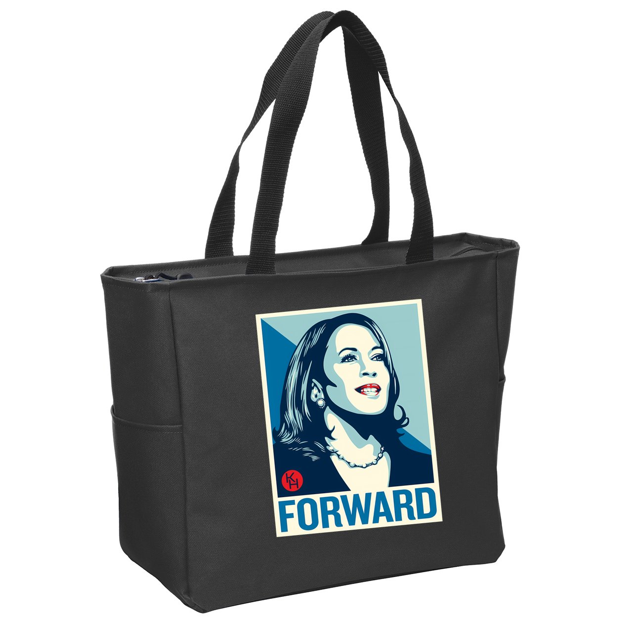 Shepard Fairey Kamala Harris Forward Zip Tote Bag