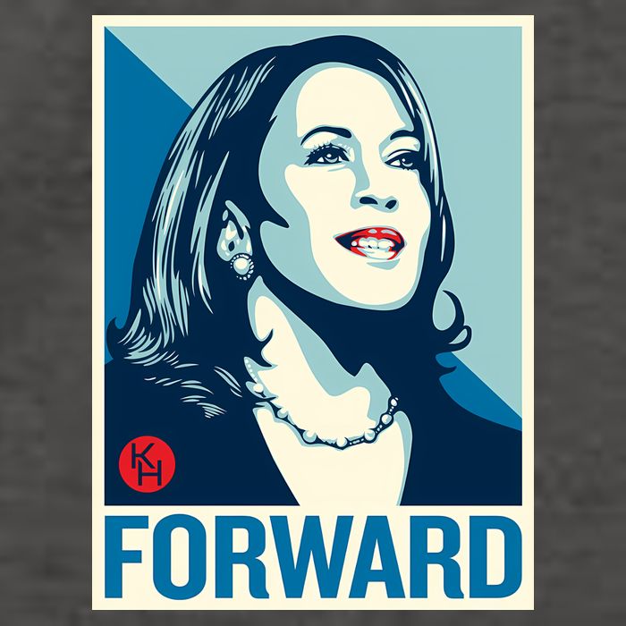 Shepard Fairey Kamala Harris Forward Vector Backpack