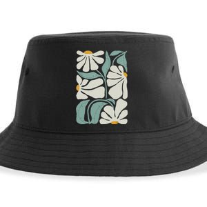 Subtle Flower Kamala Harris Boho Aesthetic Sustainable Bucket Hat