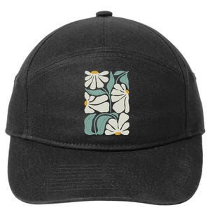 Subtle Flower Kamala Harris Boho Aesthetic 7-Panel Snapback Hat