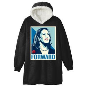 Shepard Fairey Kamala Harris Forward Hooded Wearable Blanket