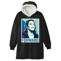 Shepard Fairey Kamala Harris Forward Hooded Wearable Blanket