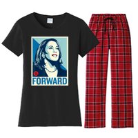 Shepard Fairey Kamala Harris Forward Women's Flannel Pajama Set