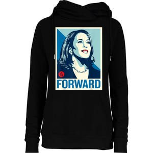 Shepard Fairey Kamala Harris Forward Womens Funnel Neck Pullover Hood