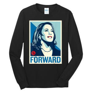 Shepard Fairey Kamala Harris Forward Tall Long Sleeve T-Shirt