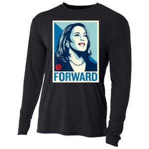 Shepard Fairey Kamala Harris Forward Cooling Performance Long Sleeve Crew