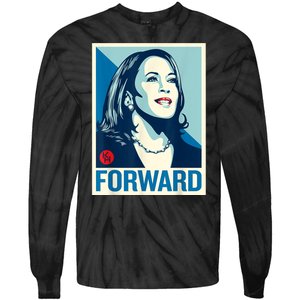 Shepard Fairey Kamala Harris Forward Tie-Dye Long Sleeve Shirt