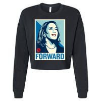 Shepard Fairey Kamala Harris Forward Cropped Pullover Crew