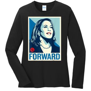 Shepard Fairey Kamala Harris Forward Ladies Long Sleeve Shirt