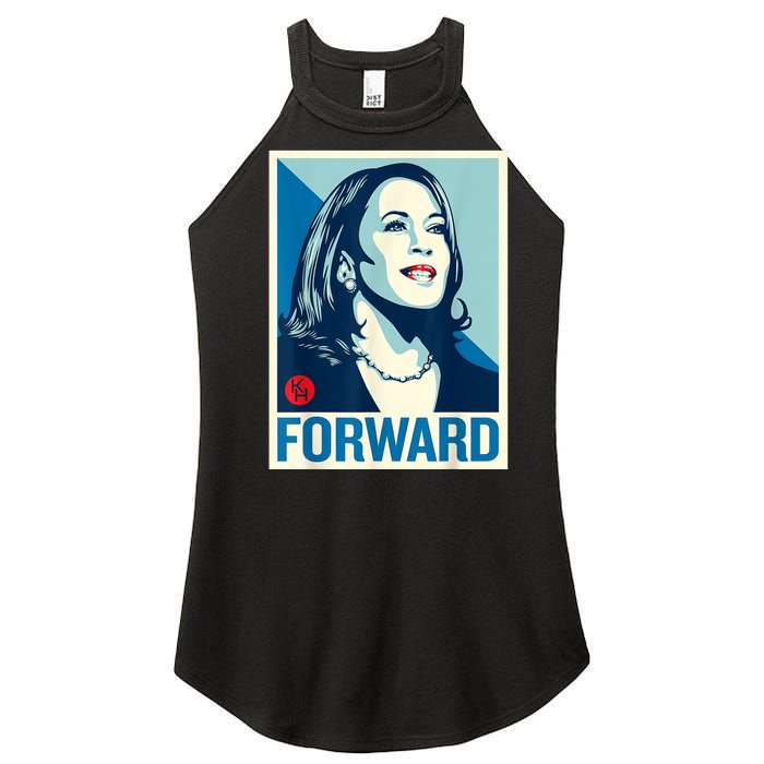 Shepard Fairey Kamala Harris Forward Women's Perfect Tri Rocker Tank