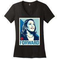 Shepard Fairey Kamala Harris Forward Women's V-Neck T-Shirt