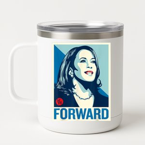 Shepard Fairey Kamala Harris Forward 12 oz Stainless Steel Tumbler Cup