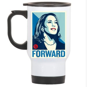 Shepard Fairey Kamala Harris Forward Stainless Steel Travel Mug