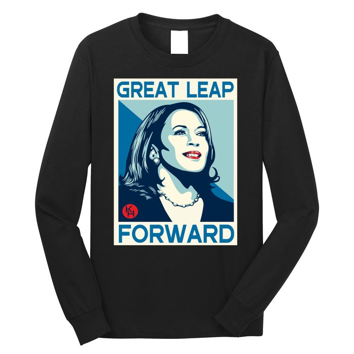 Shepard Fairey Kamala Harris Forward Great Leap Forward Kamala Harris Forward Long Sleeve Shirt