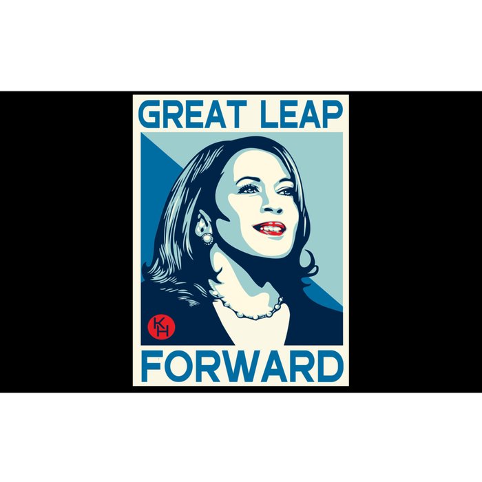 Shepard Fairey Kamala Harris Forward Great Leap Forward Kamala Harris Forward Bumper Sticker