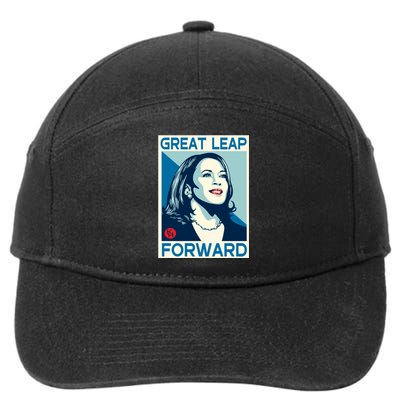 Shepard Fairey Kamala Harris Forward Great Leap Forward Kamala Harris Forward 7-Panel Snapback Hat