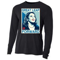 Shepard Fairey Kamala Harris Forward Great Leap Forward Kamala Harris Forward Cooling Performance Long Sleeve Crew