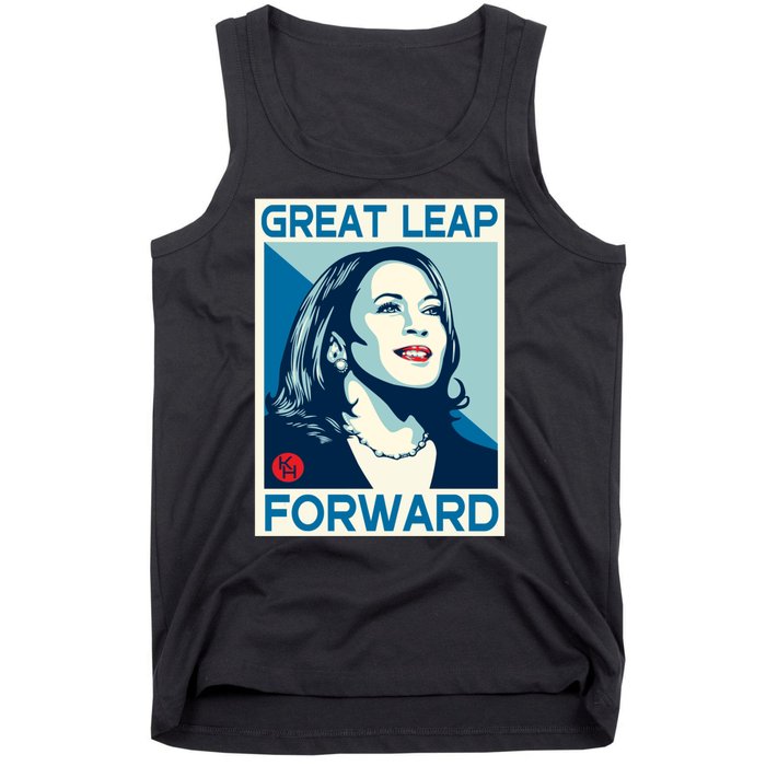 Shepard Fairey Kamala Harris Forward Great Leap Forward Kamala Harris Forward Tank Top