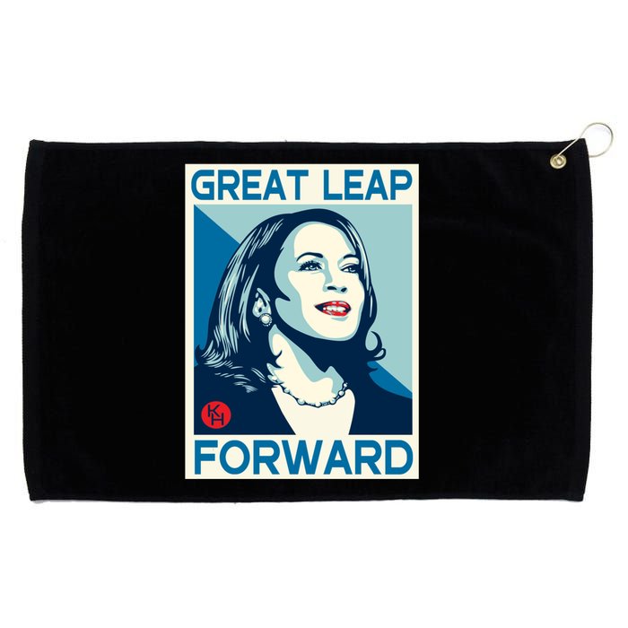 Shepard Fairey Kamala Harris Forward Great Leap Forward Kamala Harris Forward Grommeted Golf Towel