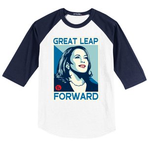 Shepard Fairey Kamala Harris Forward Great Leap Forward Kamala Harris Forward Baseball Sleeve Shirt