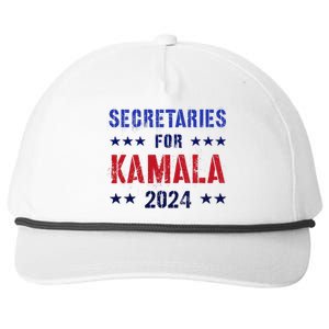 Secretaries For Kamala 2024 Election Grab Him By Ballot Snapback Five-Panel Rope Hat