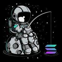 Solana Fishing Krypto Bullrun Sol Token Rich Millionaire Backpack