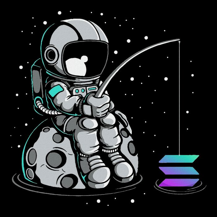 Solana Fishing Krypto Bullrun Sol Token Rich Millionaire Backpack
