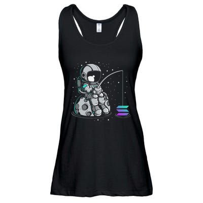 Solana Fishing Krypto Bullrun Sol Token Rich Millionaire Ladies Essential Flowy Tank