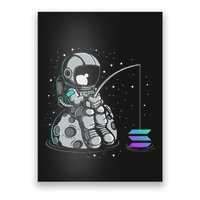 Solana Fishing Krypto Bullrun Sol Token Rich Millionaire Poster