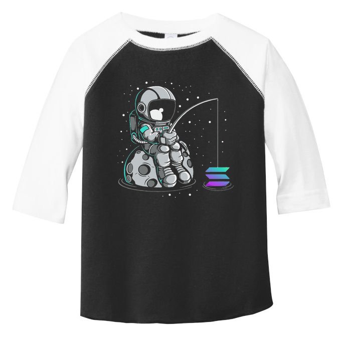 Solana Fishing Krypto Bullrun Sol Token Rich Millionaire Toddler Fine Jersey T-Shirt