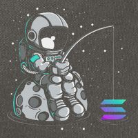 Solana Fishing Krypto Bullrun Sol Token Rich Millionaire Cotton Canvas Backpack
