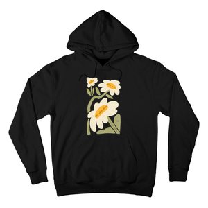 Subtle Flower Kamala Harris Boho Floral Hoodie