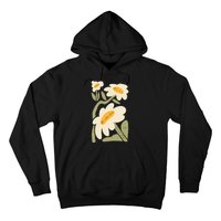 Subtle Flower Kamala Harris Boho Floral Hoodie