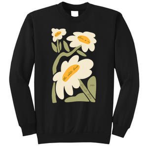 Subtle Flower Kamala Harris Boho Floral Sweatshirt