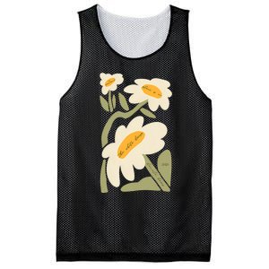 Subtle Flower Kamala Harris Boho Floral Mesh Reversible Basketball Jersey Tank