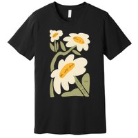 Subtle Flower Kamala Harris Boho Floral Premium T-Shirt