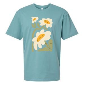 Subtle Flower Kamala Harris Boho Floral Sueded Cloud Jersey T-Shirt