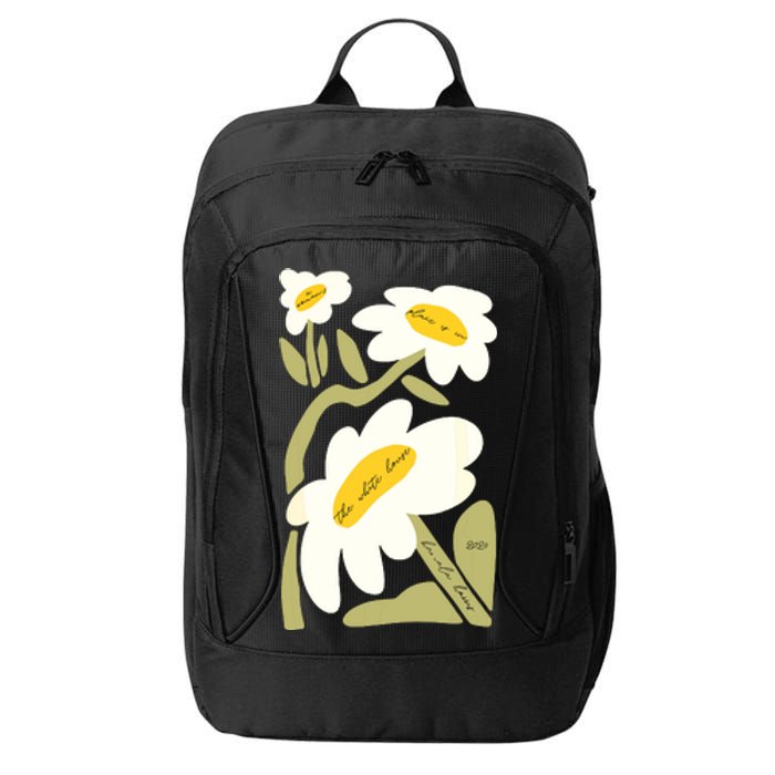 Subtle Flower Kamala Harris Boho Floral City Backpack