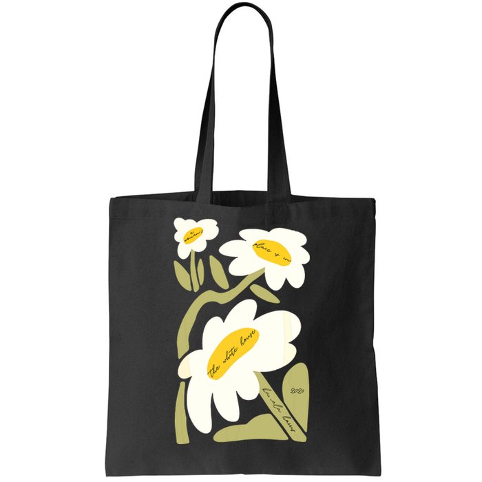 Subtle Flower Kamala Harris Boho Floral Tote Bag