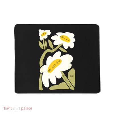 Subtle Flower Kamala Harris Boho Floral Mousepad