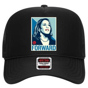 Shepard Fairey Kamala Harris Forward High Crown Mesh Back Trucker Hat