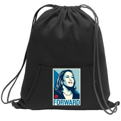 Shepard Fairey Kamala Harris Forward Sweatshirt Cinch Pack Bag