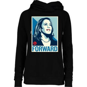 Shepard Fairey Kamala Harris Forward Womens Funnel Neck Pullover Hood