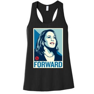 Shepard Fairey Kamala Harris Forward Women's Racerback Tank