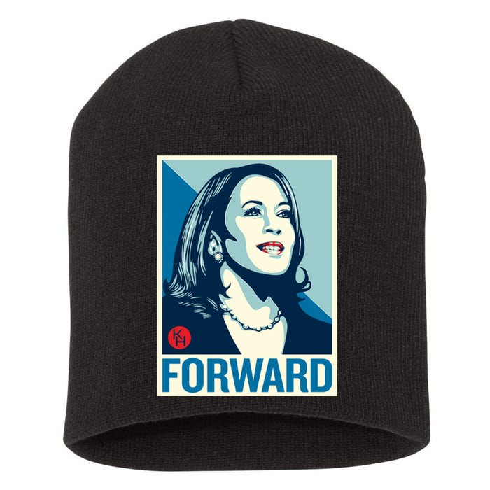 Shepard Fairey Kamala Harris Forward Short Acrylic Beanie