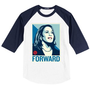 Shepard Fairey Kamala Harris Forward Baseball Sleeve Shirt