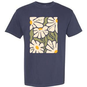 Subtle Flower Kamala Harris Floral Boho Aesthetic Quotes Garment-Dyed Heavyweight T-Shirt