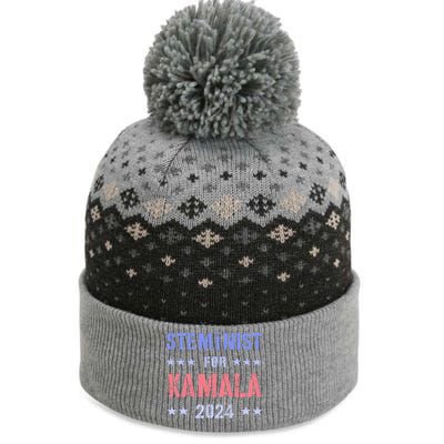 Steminist For Kamala 2024 Election Grab Him By Ballot The Baniff Cuffed Pom Beanie